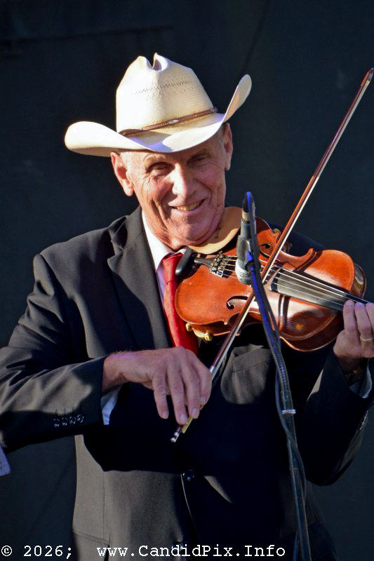 Michael Feagan with Larry Sparks & The Lonesome Ramblers at the 2026 Charlotte Bluegrass Festival - photo © Bill Warren