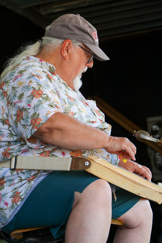 Dulcimer player at the 2026 Mount Airy Fiddlers' Convention - photo © G. Nicholas Hancock