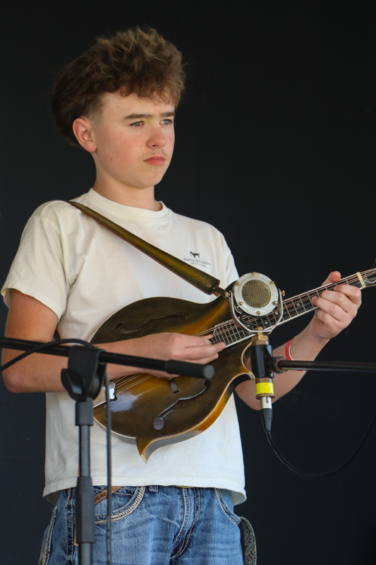 Elijah Smith at the 2026 Mount Airy Fiddlers' Convention - photo © G. Nicholas Hancock