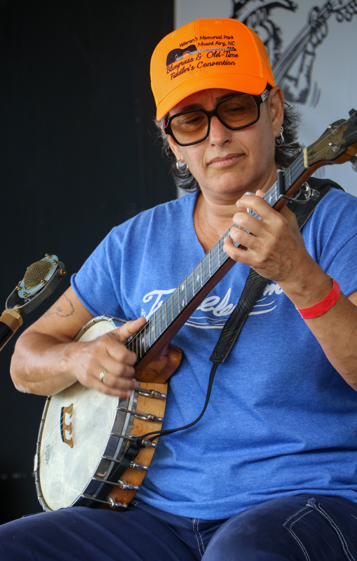 Evie Ladin at the 2026 Mount Airy Fiddlers' Convention - photo © G. Nicholas Hancock