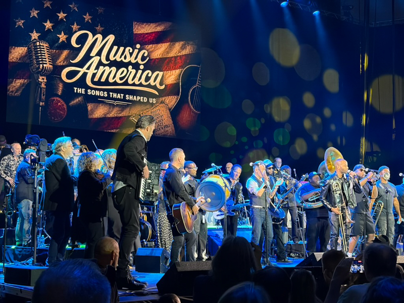 Final encore at Music America: Songs That Shaped Us at the Bruce Springsteen Center (6/4/26) - photo © Ariel Rosenberg