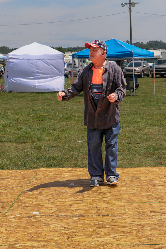 Flatfoot dancer at the 2026 Mount Airy Fiddlers' Convention - photo © G. Nicholas Hancock