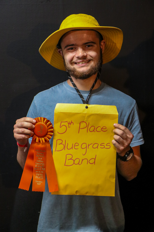 Gaining Ground, 5th Place Bluegrass Band at the 2026 Mount Airy Fiddlers' Convention - photo © G. Nicholas Hancock