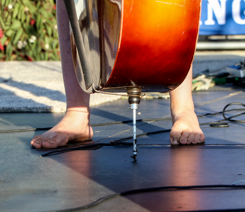 Going barefooted is popular at the 2026 Abingdon Fiddlers' Convention - photo © G. Nicholas Hancock