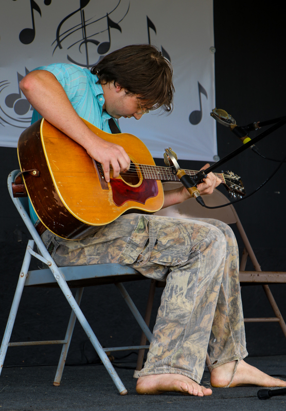 Grayson McGuire at the 2026 Mount Airy Fiddlers' Convention - photo © G. Nicholas Hancock