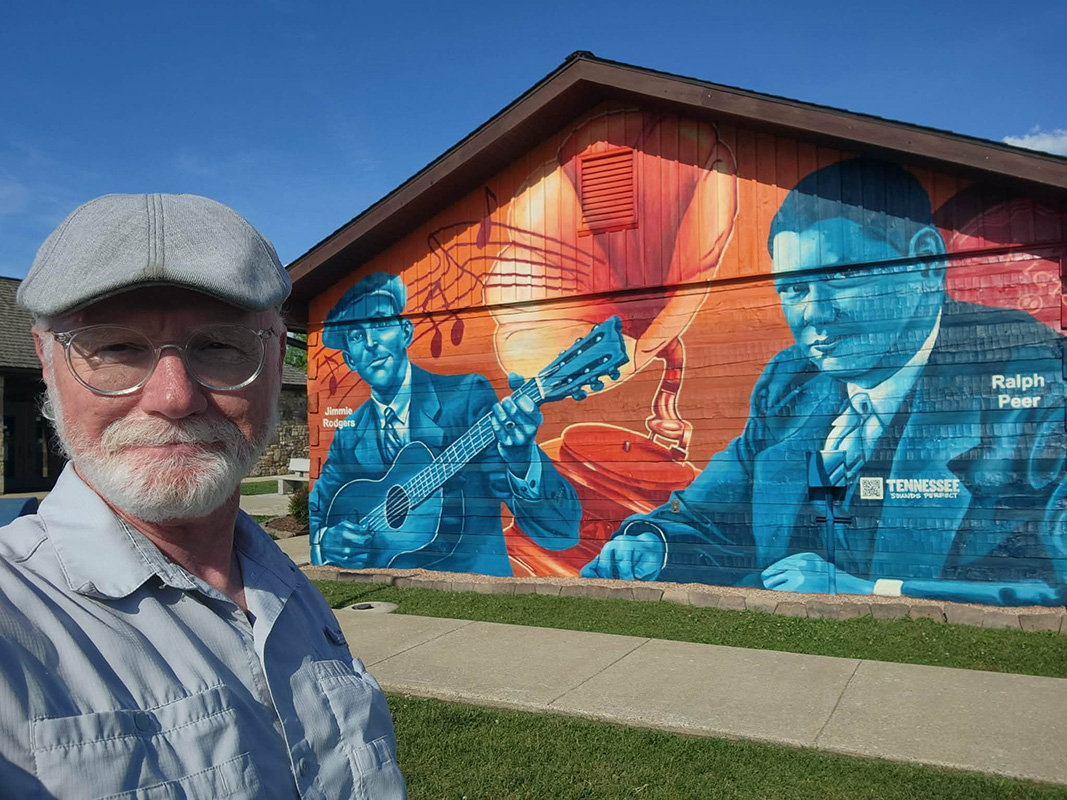 Greg Cornett at the Erwin, TN Welcome Center - photo © Greg Cornett