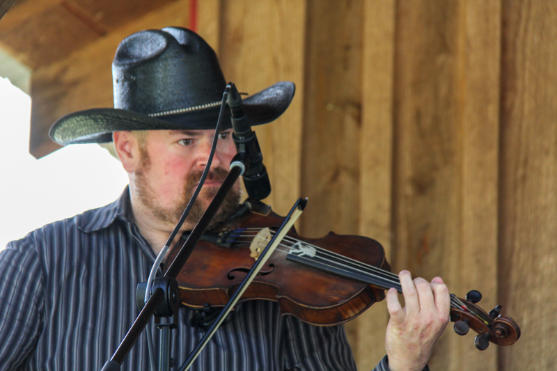 Matt Hooper with Country Grass at the 2026 Willow Oak Bluegrass Festival - photo © Laura Ridge
