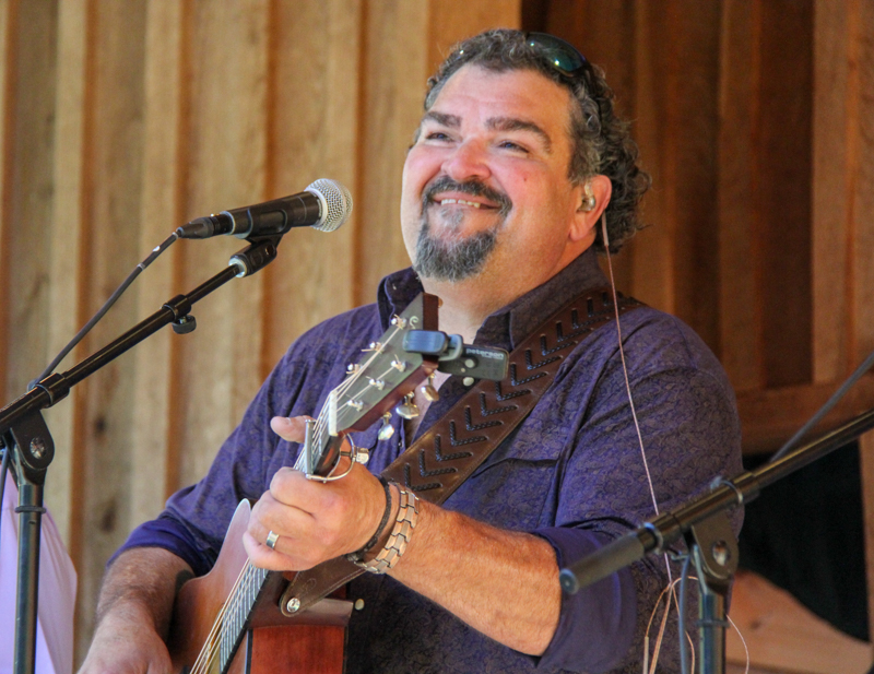 Dave Adkins with Mountain Soul at the 2026 Willow Oak Bluegrass Festival - photo © Laura Ridge