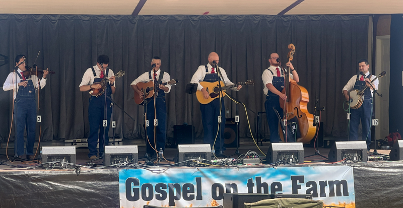 The Gospel Plowboys at Gospel on the Farm 2026 - photo © Sandy Hatley