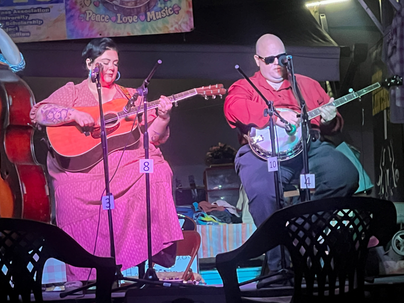Heather Berry Mabe and Tony Mabe at PammyFest 2026 - photo © Sandy Hatley