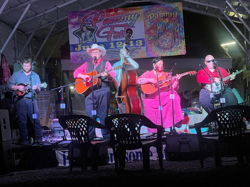 Junior Sisk at PammyFest 2026 - photo © Sandy Hatley
