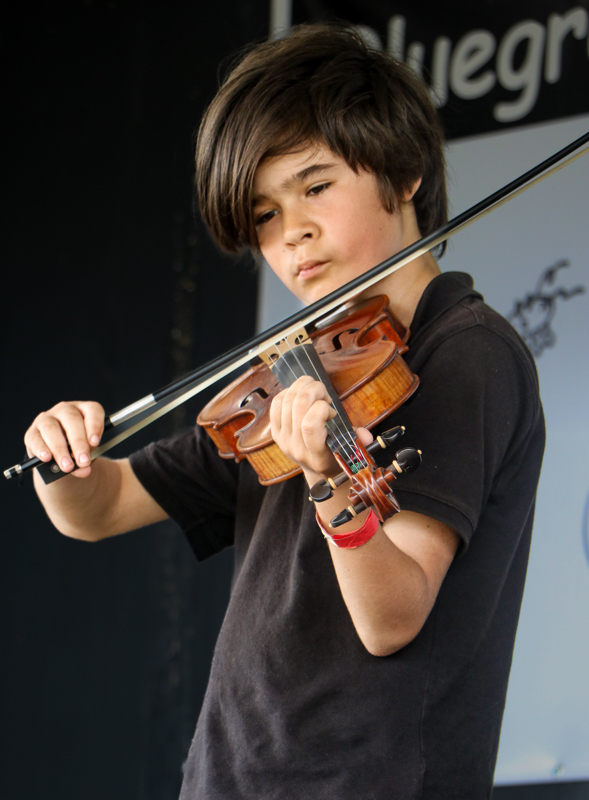 Isaiah Imperiale at the 2026 Mount Airy Fiddlers' Convention - photo © G. Nicholas Hancock