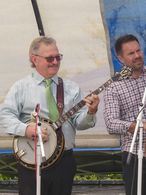 Jimmy Campbell with Driven at the 2026 Pickin' On The Plains Music Festival - photo © Evan Barnum