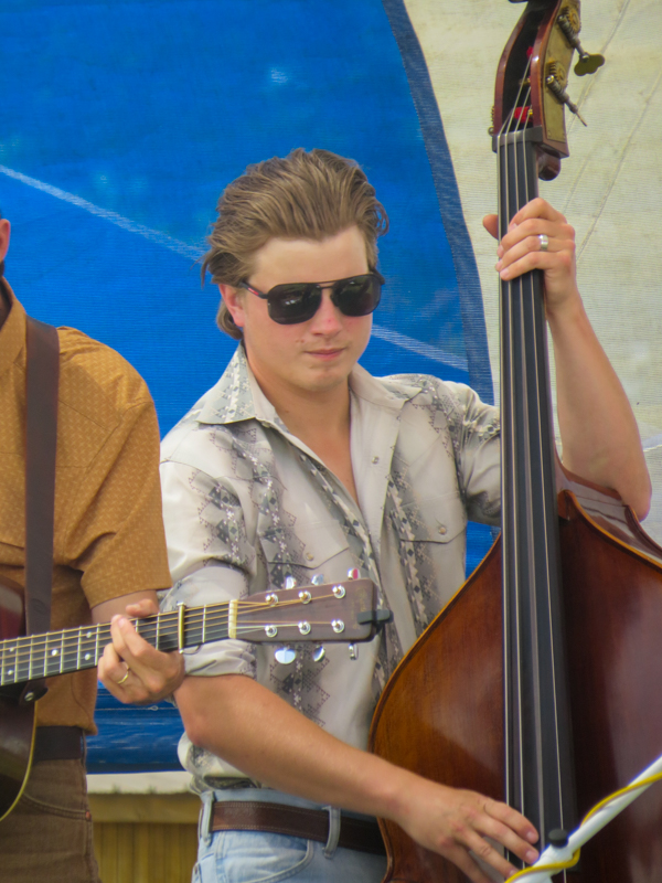 Jimmy Meyer with Pitney Meyer at the 2026 Pickin' On The Plains Music Festival - photo © Evan Barnum