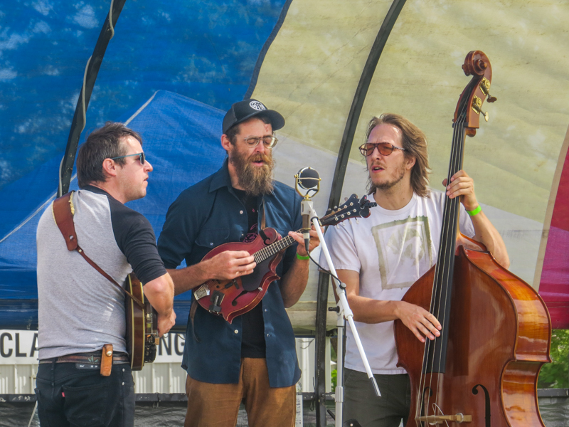 John Depew Trio at the 2026 Pickin' On The Plains Music Festival - photo © Evan Barnum