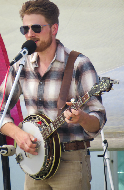 John Meyer with Pitney Meyer at the 2026 Pickin' On The Plains Music Festival - photo © Evan Barnum
