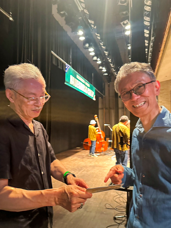 Kazuhiroa nd Masatoshi Inaba at KazCamp 2026 - photo courtesy of KazCamp