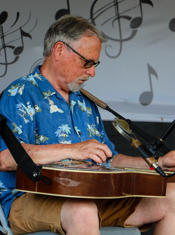 Keith Aiken at the 2026 Mount Airy Fiddlers' Convention - photo © G. Nicholas Hancock