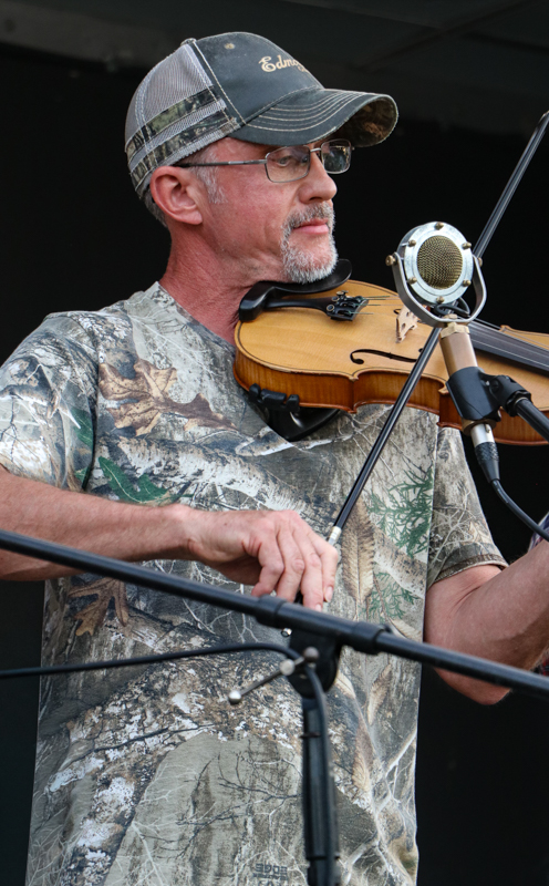 Kevin Fore with The Wildcats at the 2026 Mount Airy Fiddlers' Convention - photo © G. Nicholas Hancock
