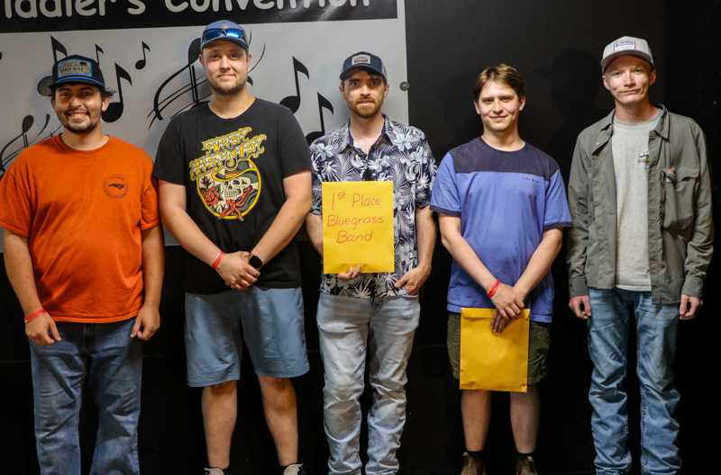 Mashgrass, 1st  Place Bluegrass Band at the 2026 Mount Airy Fiddlers' Convention - photo © G. Nicholas Hancock