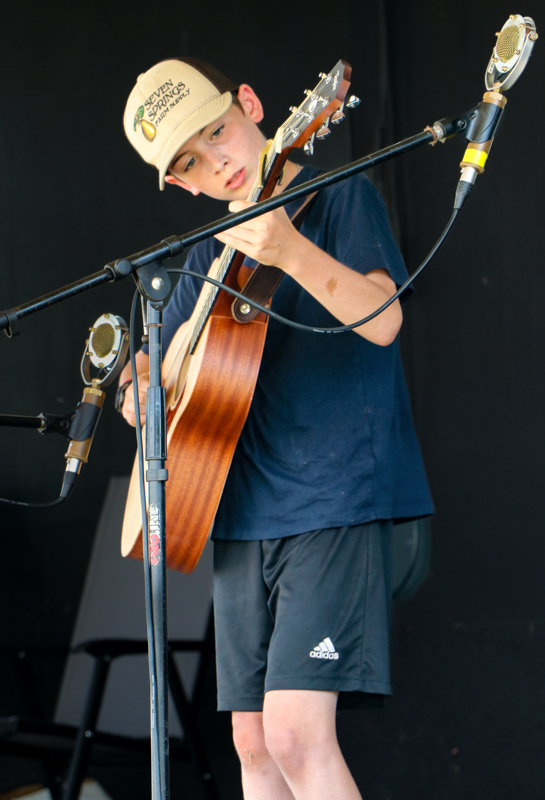 Misha McSweeney at the 2026 Mount Airy Fiddlers' Convention - photo © G. Nicholas Hancock