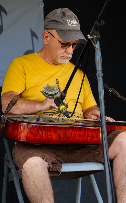 N.R. Taylor at the 2026 Mount Airy Fiddlers' Convention - photo © G. Nicholas Hancock