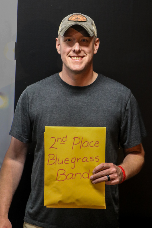 New River Line 2nd Place Bluegrass Band at the 2026 Mount Airy Fiddlers' Convention - photo © G. Nicholas Hancock