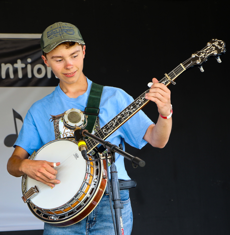 Shawn Rippel at the 2026 Mount Airy Fiddlers' Convention - photo © G. Nicholas Hancock