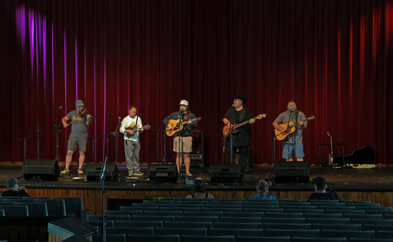 Authentic Unlimited soundcheck at the 2026 Steve Sutton Fest - photo © Jeff Lahr