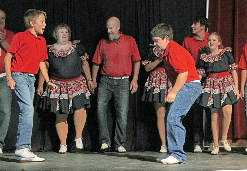 Mountain Tradition Cloggers at the 2026 Steve Sutton Fest - photo © Jeff Lahr