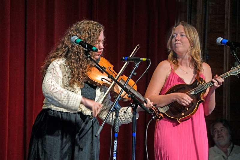 Mary Roper and Lydia Hamby at the 2026 Steve Sutton Fest - photo © Jeff Lahr