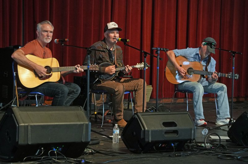 Shawn Lane, Darren Nicholson, and Dennis Parker at the 2026 Steve Sutton Fest - photo © Jeff Lahr