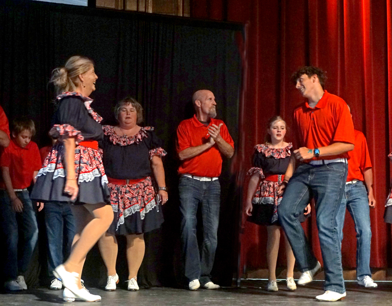 Mountain Tradition Cloggers at the 2026 Steve Sutton Fest - photo © Jeff Lahr