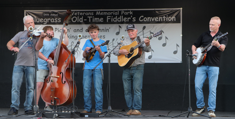 The Nunn Brothers at the 2026 Mount Airy Fiddlers' Convention - photo © G. Nicholas Hancock