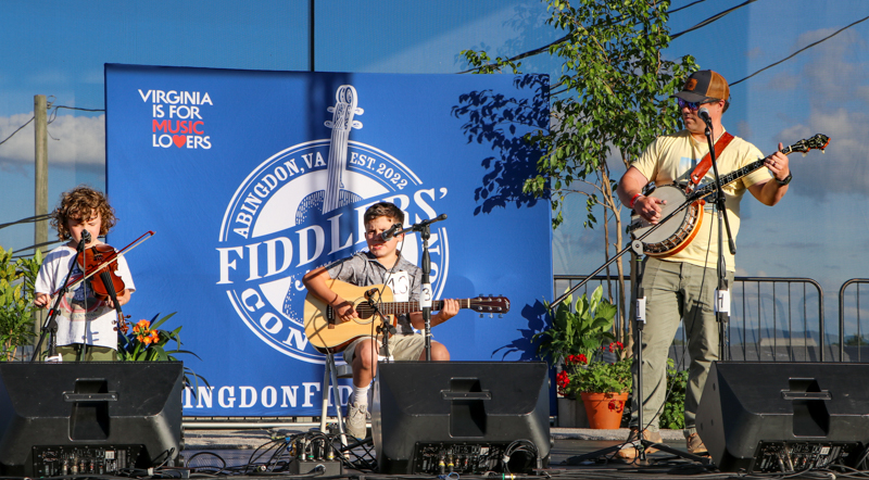 The Quicker Snappers at the 2026 Abingdon Fiddlers' Convention - photo © G. Nicholas Hancock