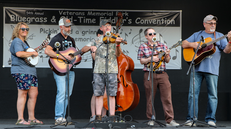 The Wildcats at the 2026 Mount Airy Fiddlers' Convention - photo © G. Nicholas Hancock