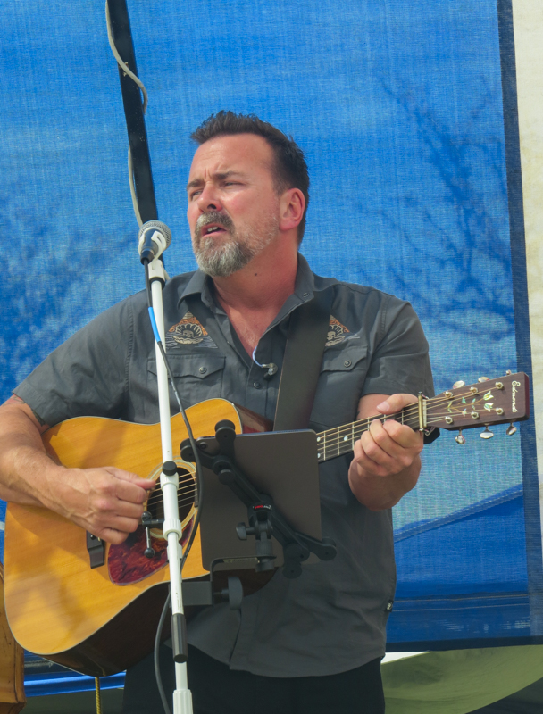 Tim Shelton with New Found Road at the 2026 Pickin' On The Plains Music Festival - photo © Evan Barnum