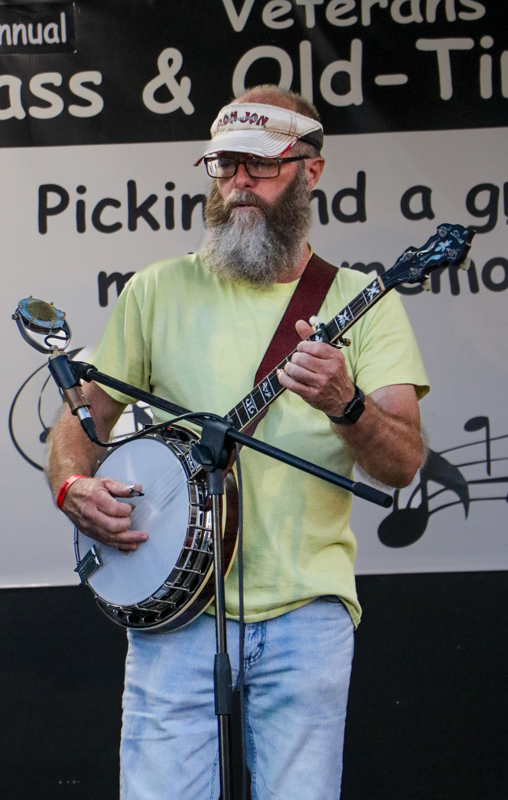 Tom Hyatt at the 2026 Mount Airy Fiddlers' Convention - photo © G. Nicholas Hancock