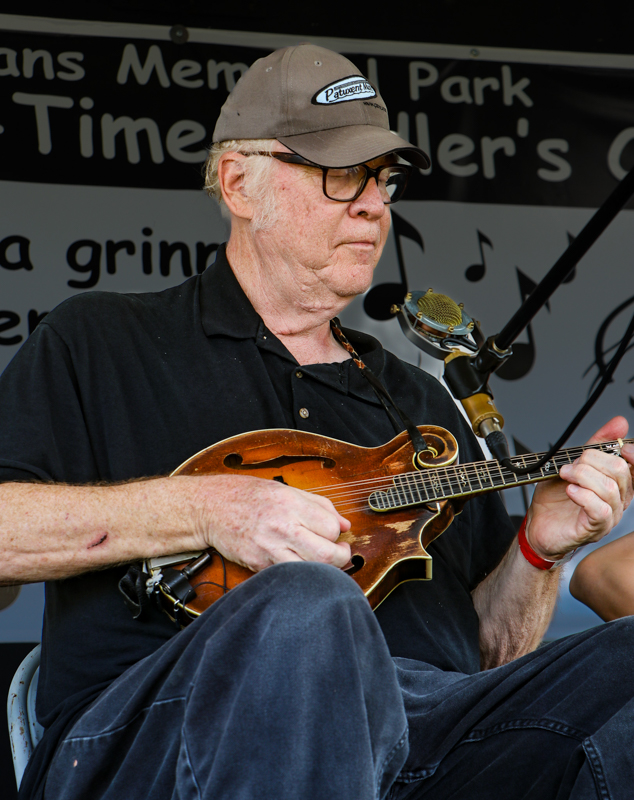 Tom Mindte at the 2026 Mount Airy Fiddlers' Convention - photo © G. Nicholas Hancock