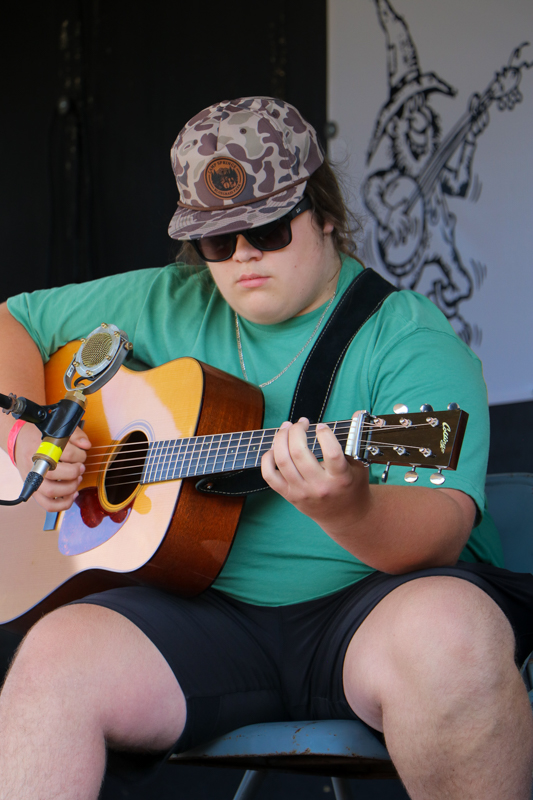 Truett Wagner at the 2026 Mount Airy Fiddlers' Convention - photo © G. Nicholas Hancock
