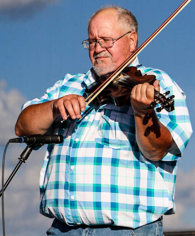 Wayne Dye at the 2026 Abingdon Fiddlers' Convention - photo © G. Nicholas Hancock