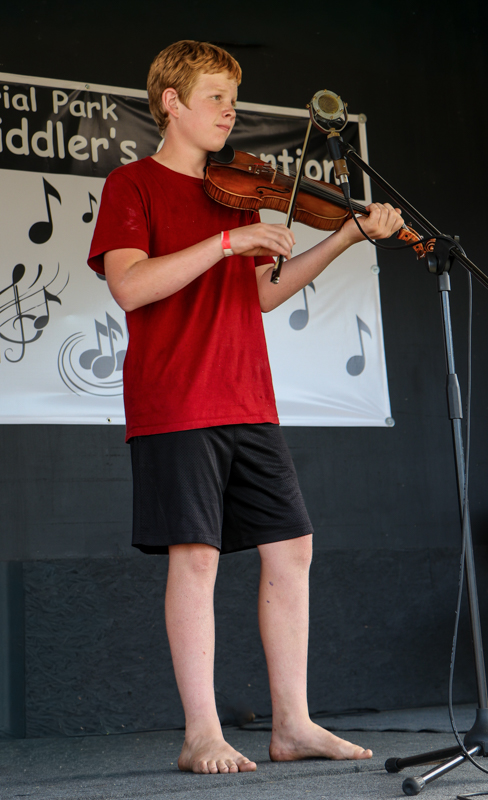 William Boggs at the 2026 Mount Airy Fiddlers' Convention - photo © G. Nicholas Hancock