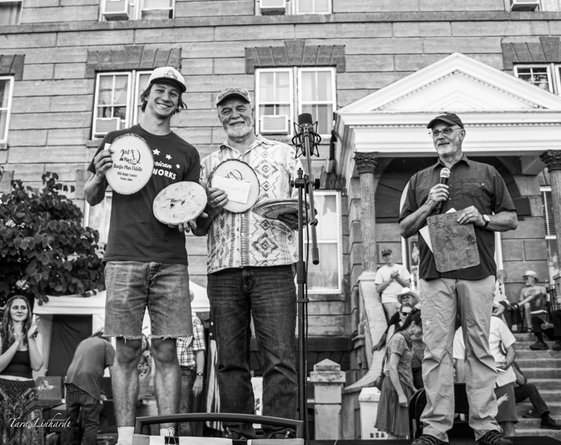 2nd Place Banjo and Fiddle - Jesse Martin & Vince Costen at Weiser at the 2026 National Oldtime Fiddlers' Contest & Festival - photo © Tara Linhardt