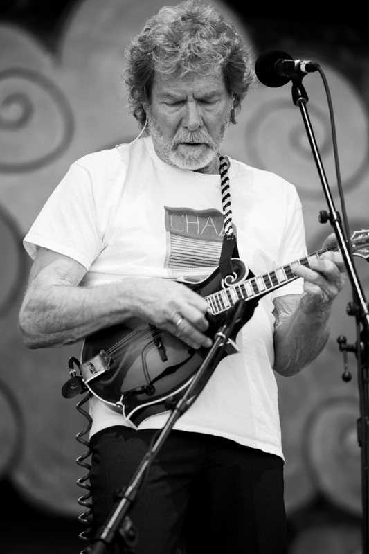 Sam Bush with the Telluride House Band at Telluride Bluegrass Festival 2026 - photo © Anthony Verkuilen