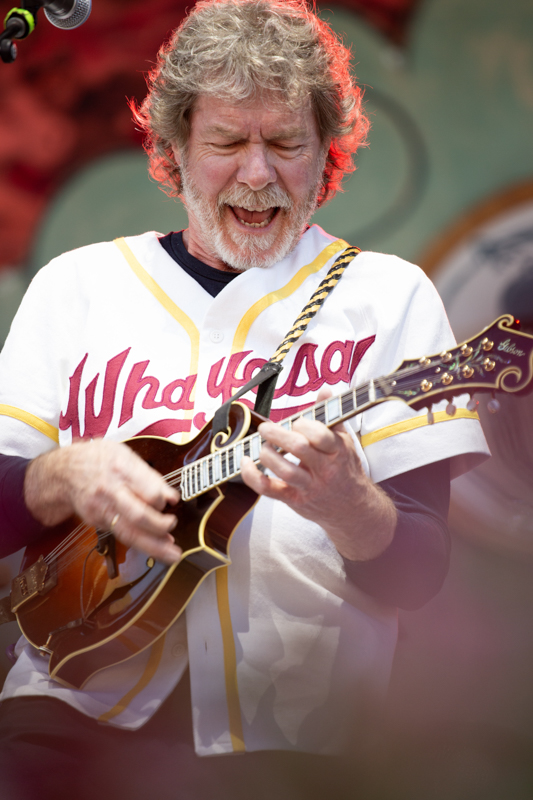 Sam Bush at the 2026 Telluride Bluegrass Festival - photo © Anthony Verkuilen