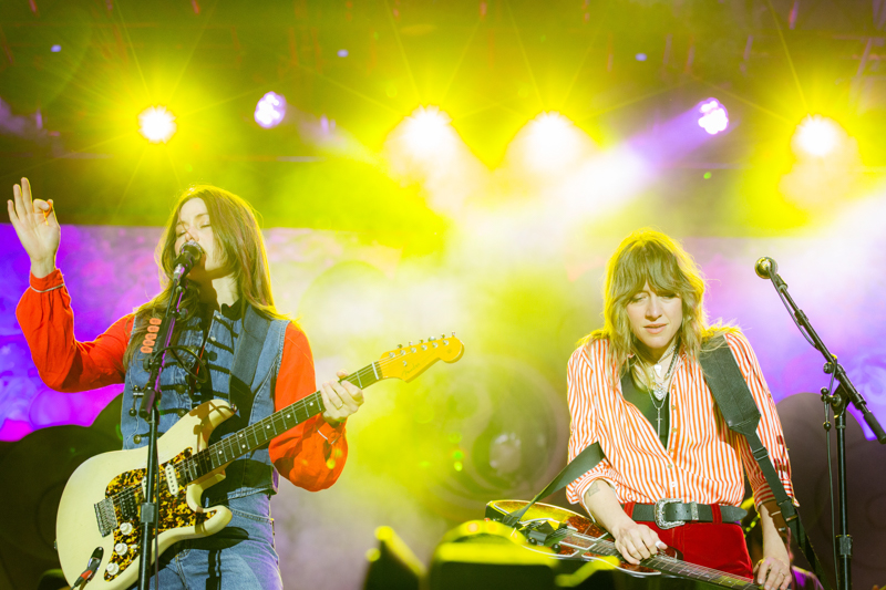 Larkin Poe at the 2026 Telluride Bluegrass Festival - photo © Anthony Verkuilen