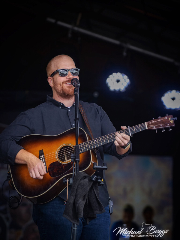 Jesse Smathers with Lonesome River Band at Rudy Fest 2026 - photo © Michael Boggs
