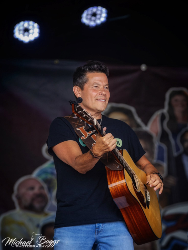 Jamie Harper with The Grascals at Rudy Fest 2026 - photo © Michael Boggs