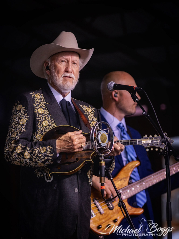 Doyle Lawson with Quicksilver at Rudy Fest 2026 - photo © Michael Boggs