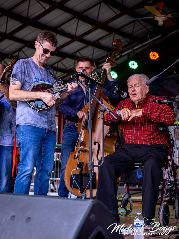 Paul Williams with the Chris Davis Band at Rudy Fest 2026 - photo © Michael Boggs